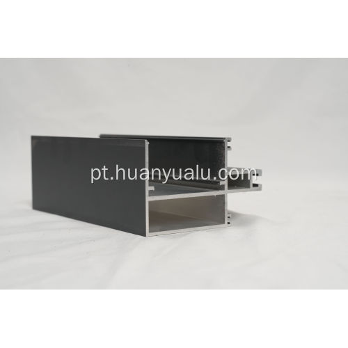 Sistema de parede de cortina de isolamento de perfil extrudado em alumínio